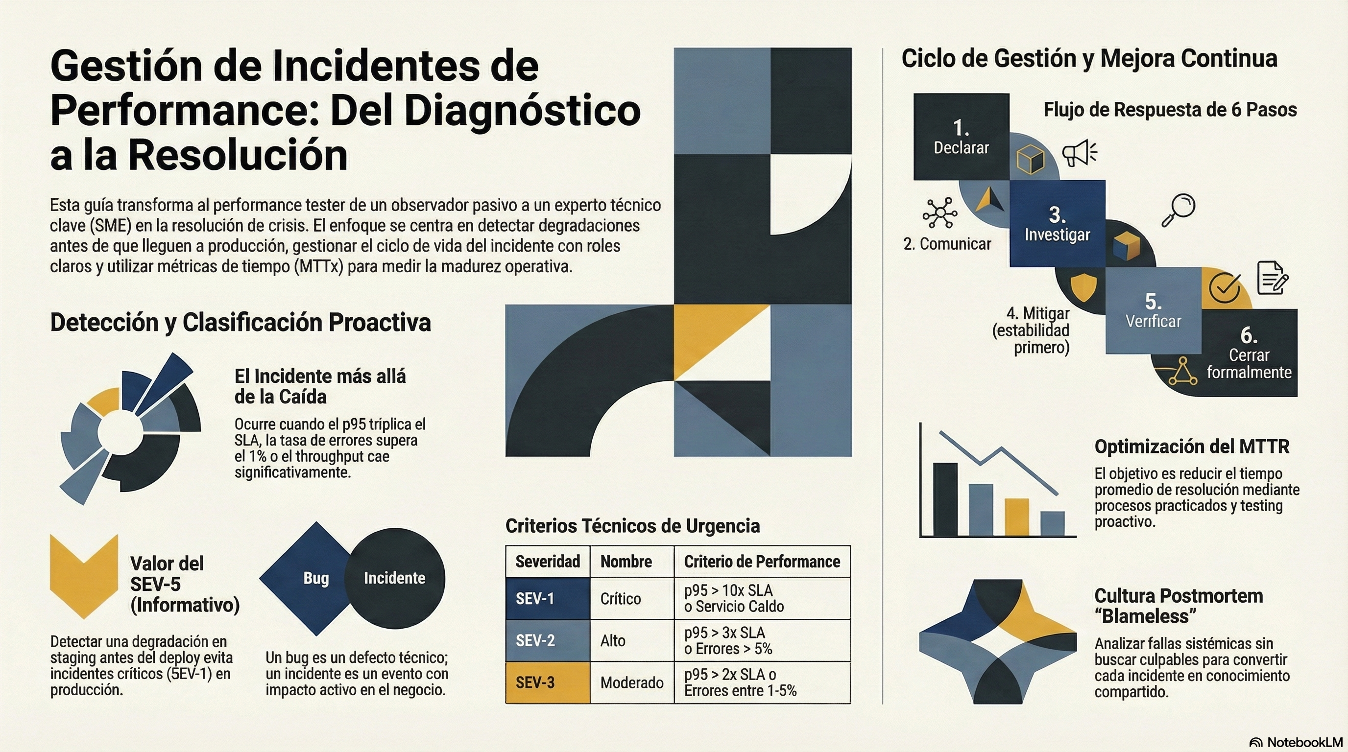 Gestión de Incidentes de Performance: Del Diagnóstico a la Resolución